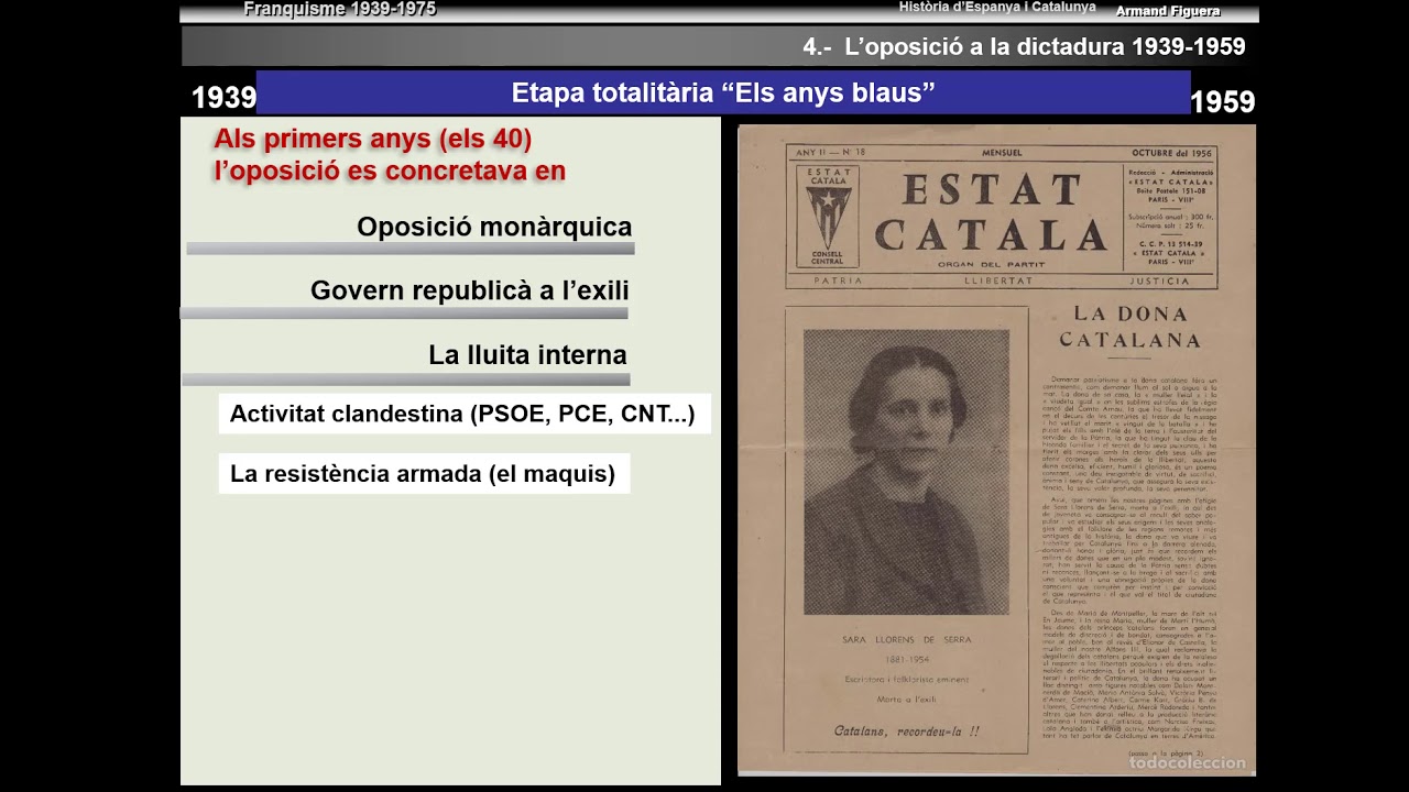 Franquisme oposició 39 59
