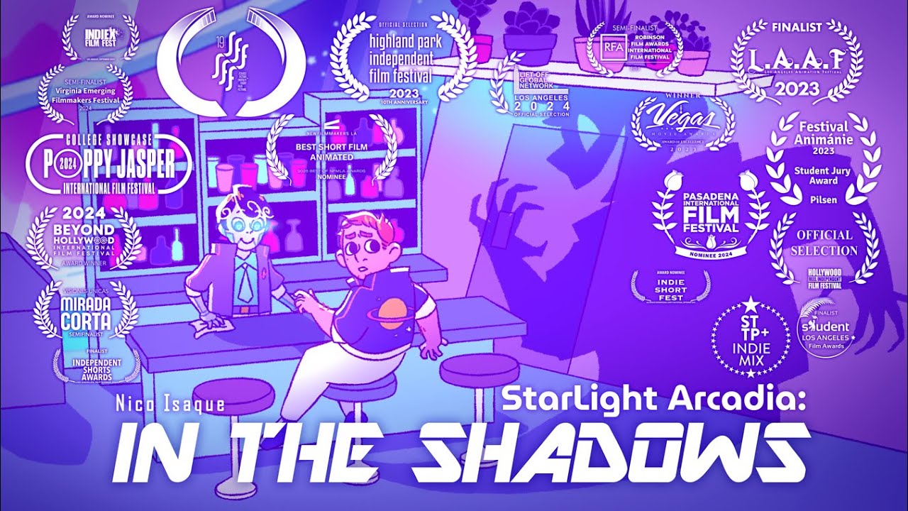 In the Shadows - award-winning 2D animated senior thesis film by Nico Isaque Barrett (Chapman Dodge College)