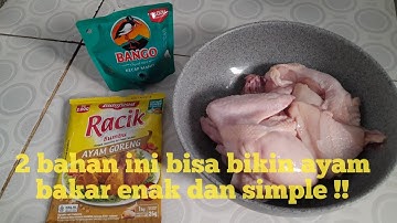 Ayam bakar teflon enak dan simple !!