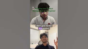 Watch the full episode to learn how to break into product management as an engineer