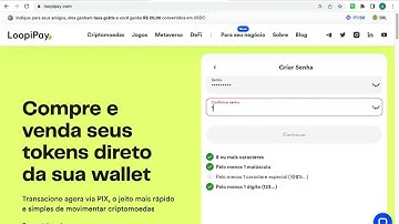 Como Comprar Criptomoedas com Pix  Loopipay e cair automaticamente na Metamask - Vem Para U$Donation