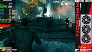 Celebrity Quantum Break Ultra Settings Native 4K | RX 7900 XTX | R9 7900X 3D Profile