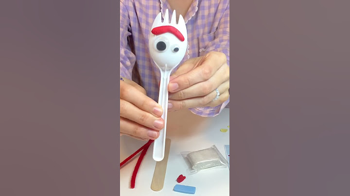 How To Make TOY STORY4 Forky #shorts