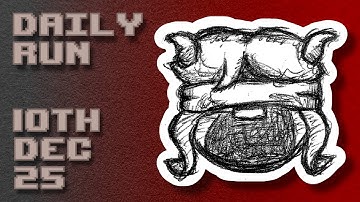 The Binding of Isaac | Daily Run 10th Dec 2025 (First Place 🏆)