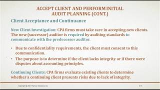 Auditing and Assurance Services Chapter 8 (Audit Planning and Materiality)