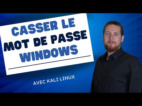 Casser le mot passe d'un Windows avec Kali Linux