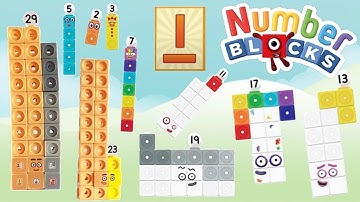 Numberblocks Math Link Cubes 1-30 | Prime Club | What Is A Prime Number? | Kids Maths Division