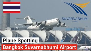 Bangkok Suvarnabhumi Airport | 50 Planes In 18 Min | Plane Spotting