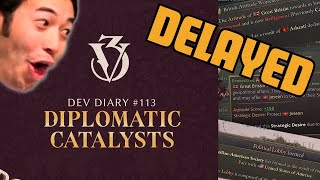 HUGE Diplomatic AI Changes, Sphere of Influence is DELAYED to Jun 24 - Dev Diary 113 Rundown