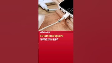 Đây là lý do cáp sạc Apple thường xuyên bị đứt #apple #iphone #ios