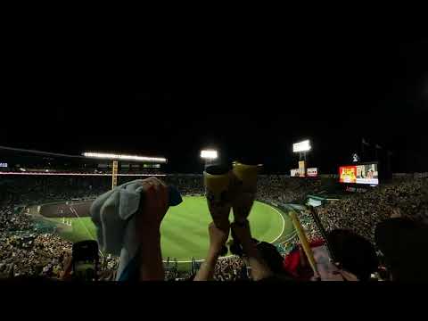 阪神タイガース 7月の勝利の六甲おろし！甲子園球場LED演出！！2022年7月13日