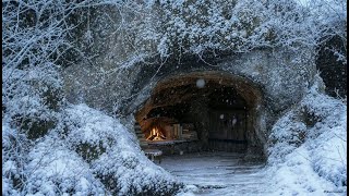 Sheltered Fireside Grotto ❄️ Peaceful Winter Piano for Focus (1 Hour)