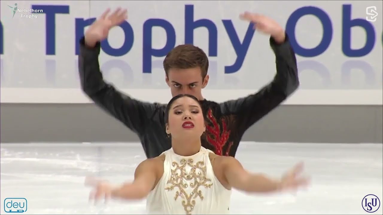 Danza libre de Athena Roberts & Eric Alis en el ISU Challenger Nebelhorn Trophy 2024