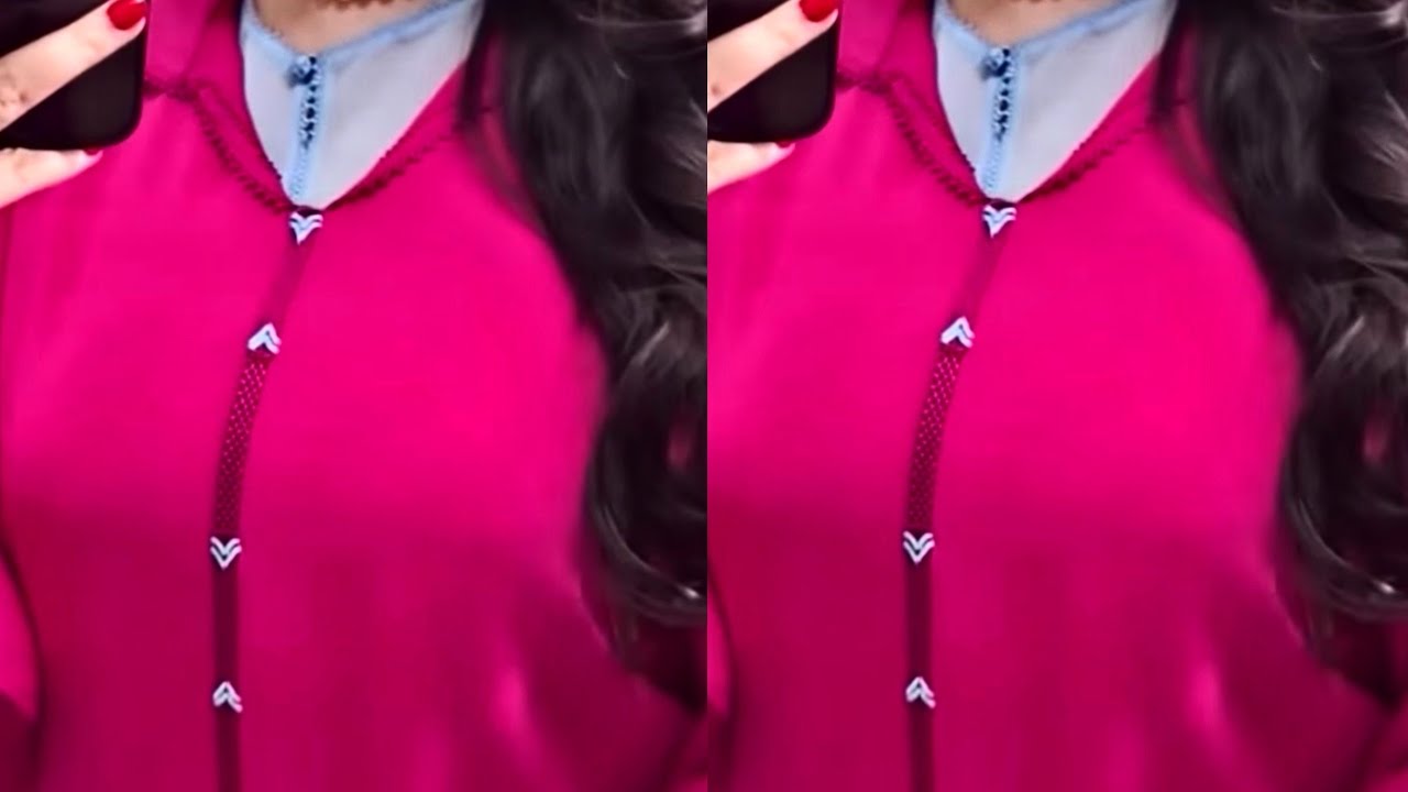 خياطة جلابة الراندة المغربية مع المعلم زهير راندة الروزة بزواقة لبرشمان عل طول لهبطة  lm3alem zohayr