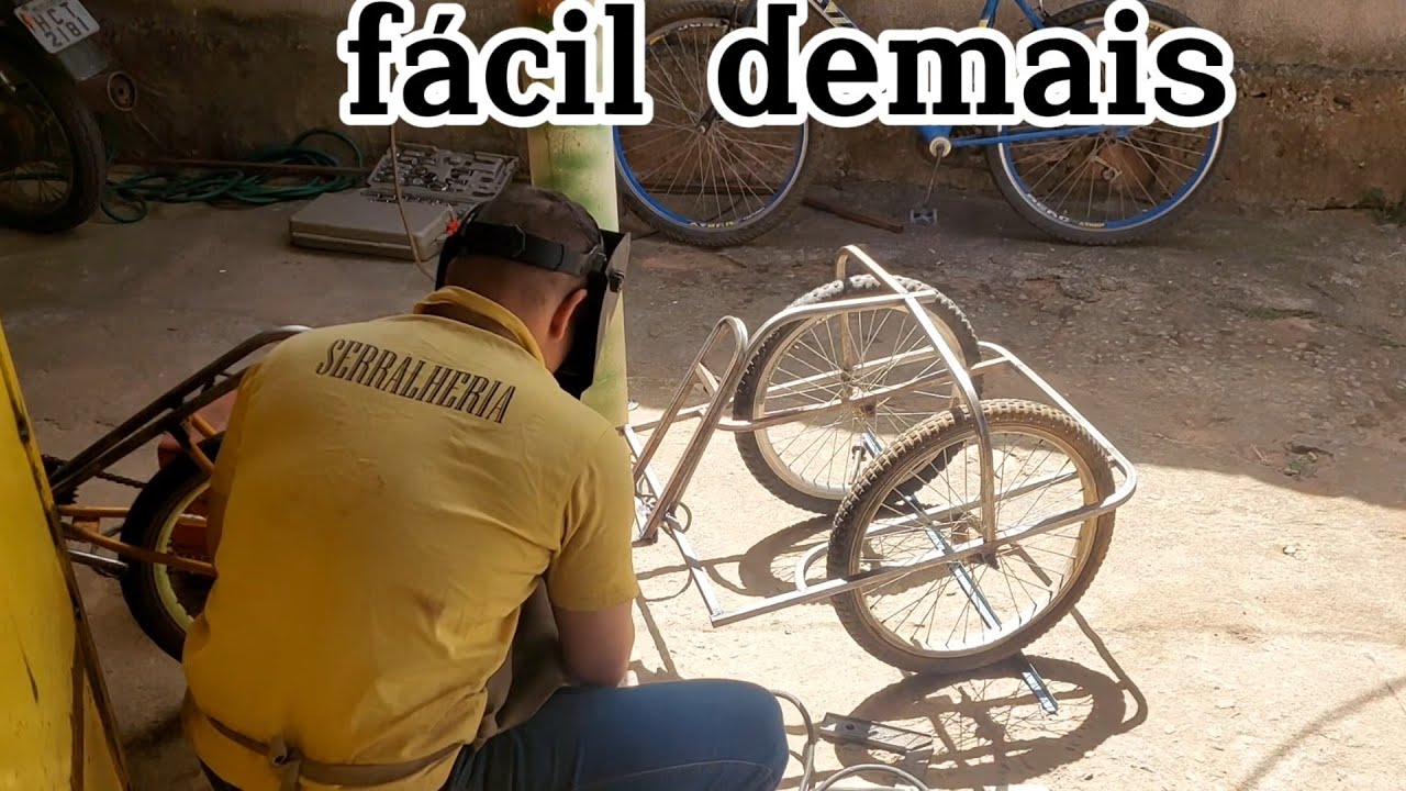 como fazer  um triciclo a pedal#biketrike #velomobilee