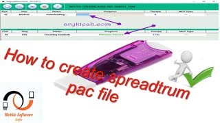 How to create spreadtrum pac file