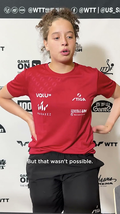 In a raw, emotional interview with Hana Goda after pushing the world number one to the edge  #wtt