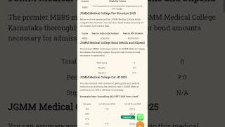 JGMM Medical College Karnataka 2025: Best College Course, Fees, Cutoff, Counselling etc.