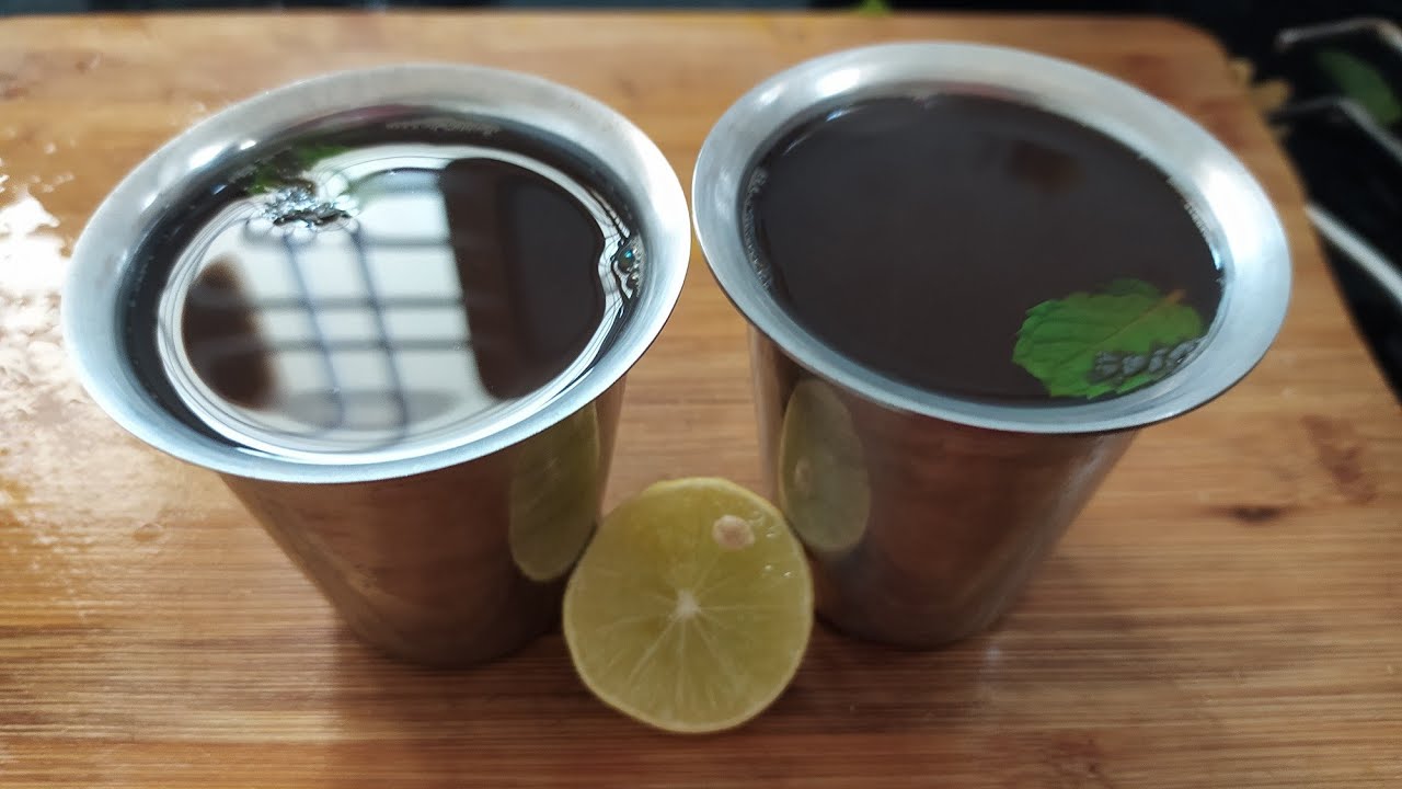 Puthina tea/ mint leaves tea/ in tamil YouTube