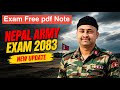 Nepal army sainya tayari || exam date 2083 || model questions || nepal army jawan || sunlight tv