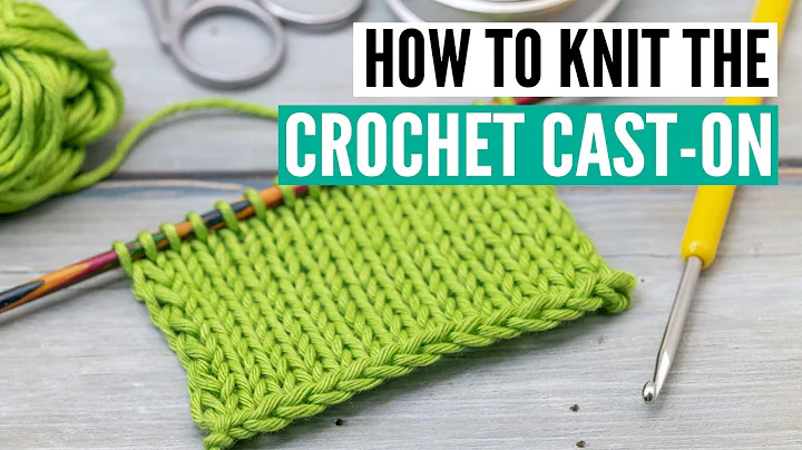 How to knit the crochet cast-on - Step-by-step for beginners