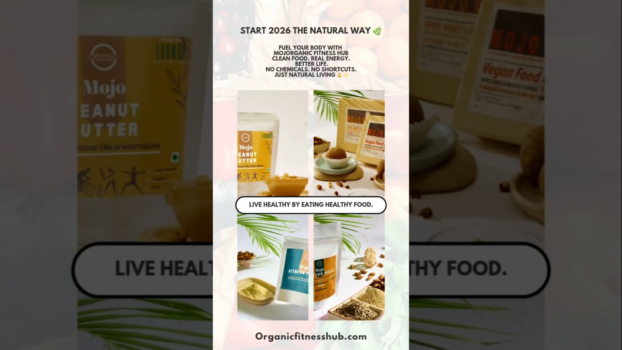 Start 2026 naturally 🌿 Clean food, real energy with MojOrganic Fitness Hub 💪 