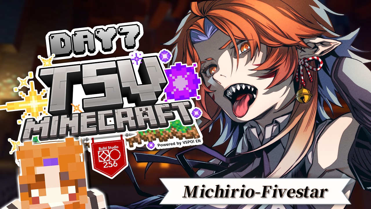 【TSVMinecraft Day 7 】7days passed can I finally build my izakaya-【RioFukai｜深海璃零】