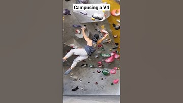 How to turn a V4 into a V5 🤯 #bouldering #climbing #shorts