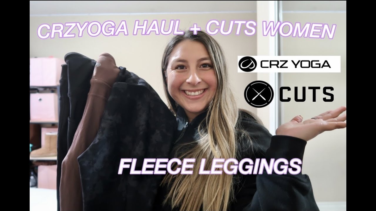 CRZ YOGA HAUL - BEST FLEECE ITEMS FOR COLD WEATHER & CUTS WOMEN!