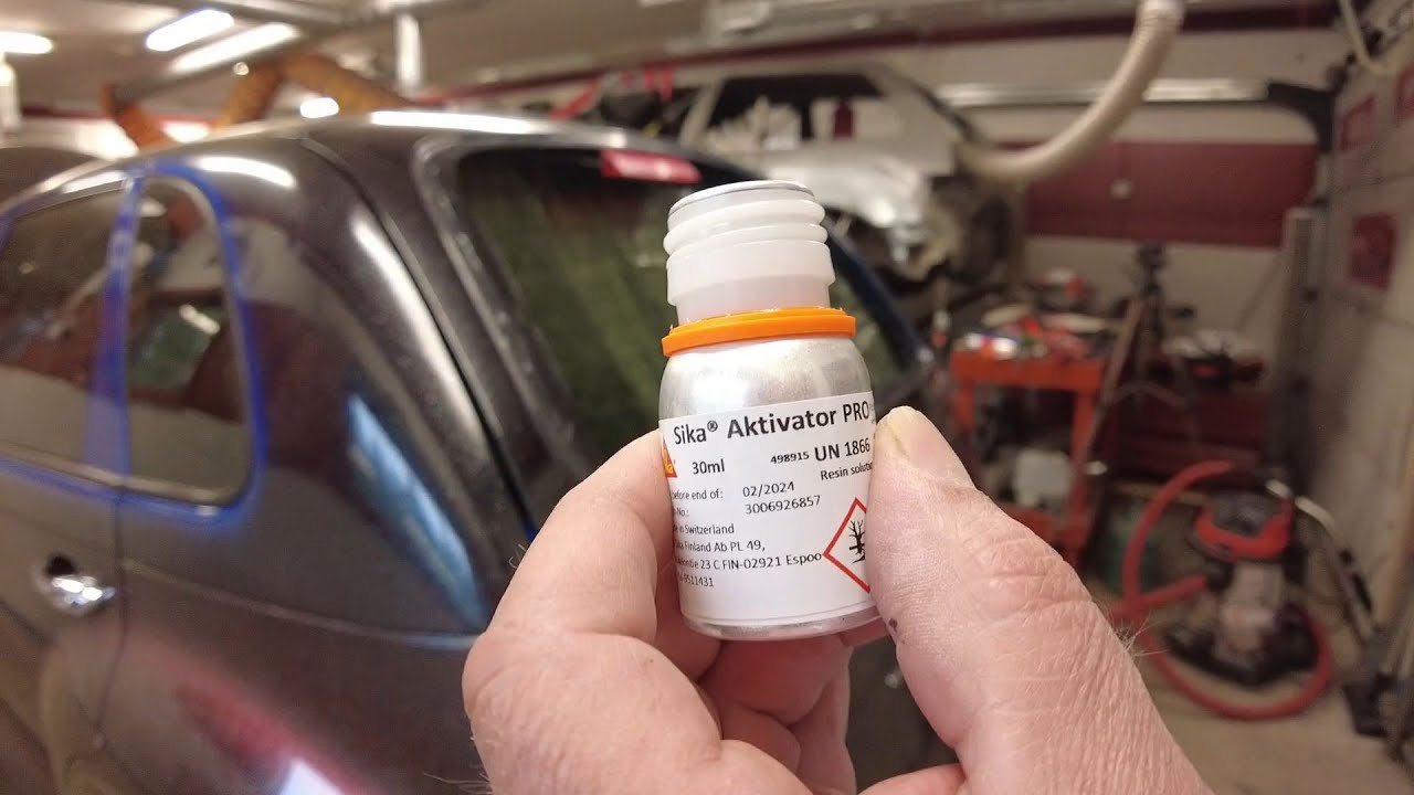 PT Cruiser takalasin asennus osa 4 lasin asennus