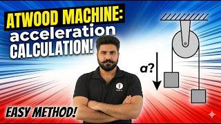 Atwood Machine Concept & Problems | Pulley System me Acceleration kaise nikale? | Class 11 Physics
