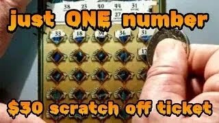 INSTANT MILLIONS   $30 MAINE scratch off ticket
