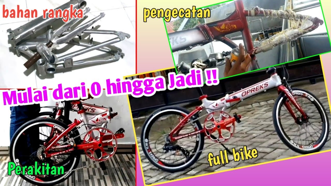 Repaint & Build Folding Bike - From 0 till Full Bike