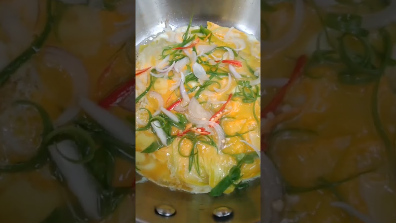 fried squash flowers with eggs @mzbchannel2856