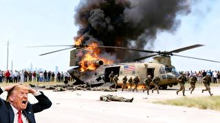 2 MINUTES AGO! 7 US CH-47 Helicopters Carrying 150 Generals Destroyed by Russian Su-57s
