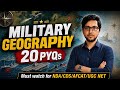 20 Best Shots on Military Geography #ugcnet #cds #nda #afcat #ssb #geography