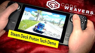 Steam Deck  — A 17 Game Demo using Proton