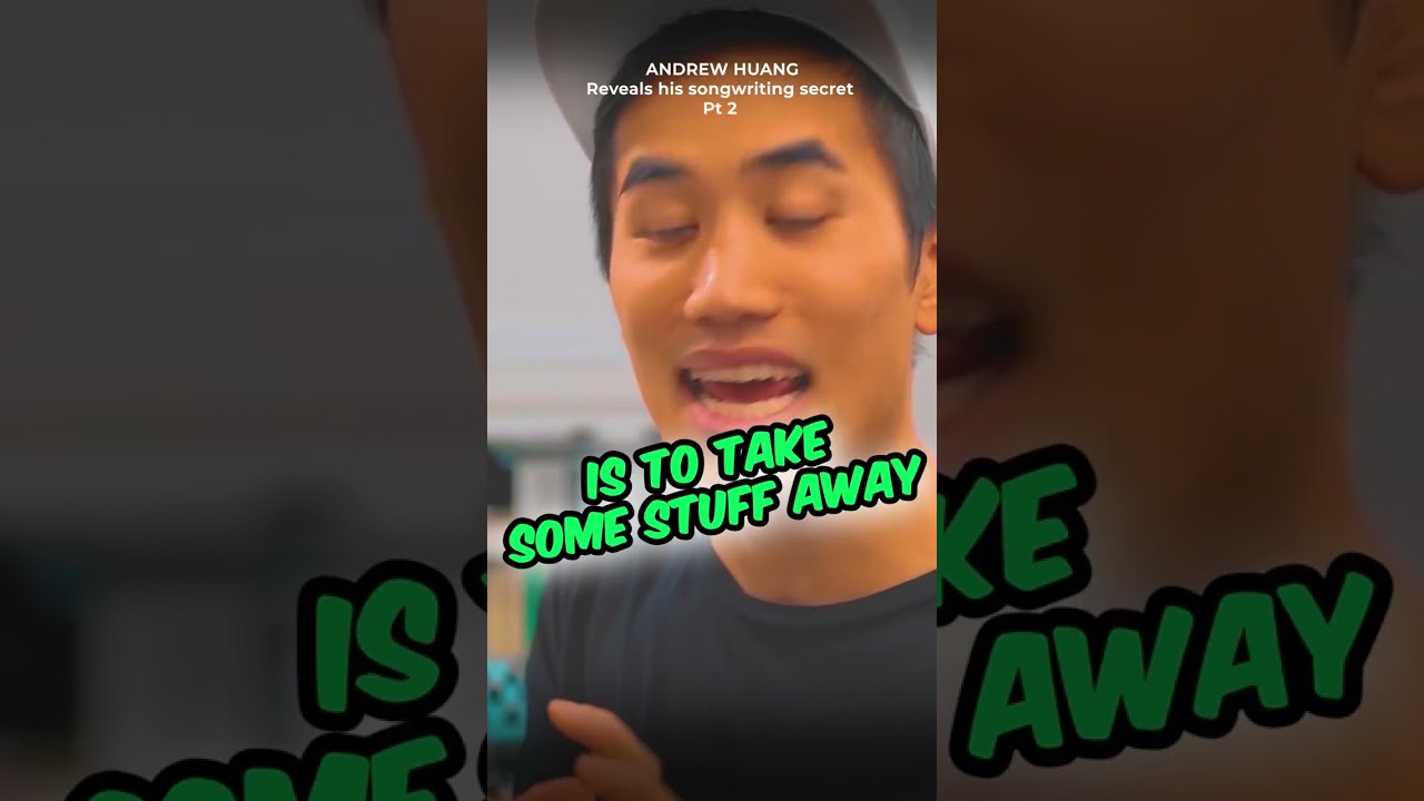 在 YouTube 上觀看「Andrew Huang Shares His Song Writing Secret - and How You Can Too!」 在 YouTube 上觀看「Andrew Huang Shares His Song Writing Secret - and How You Can Too!」