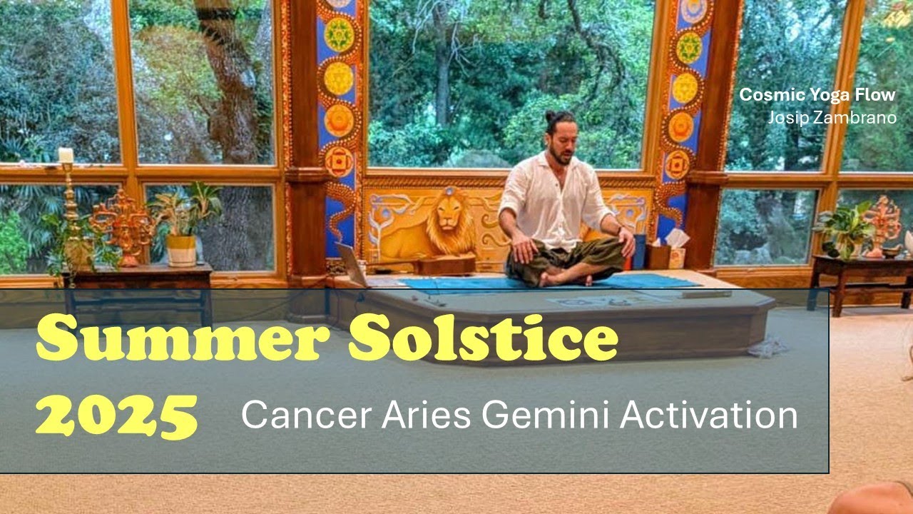 Cosmic Yoga Flow. Summer Solstice, June 25. Center Street, Altamonte Spring.