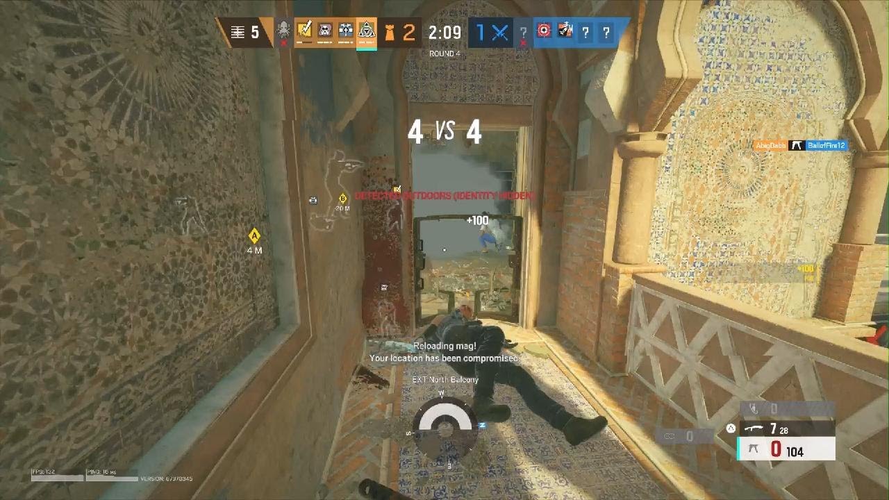 Thorn shotgun behind the Talon shield!