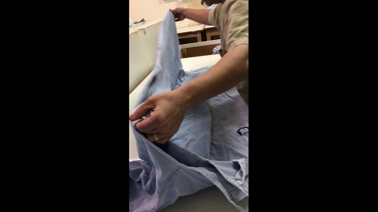 Técnica de Dobradura de Avental Cirúrgico