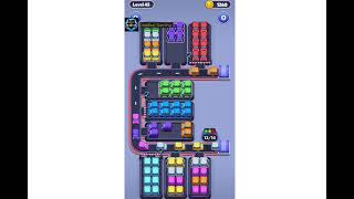 Car Sort Level 45. Walkthrough Gameplay 