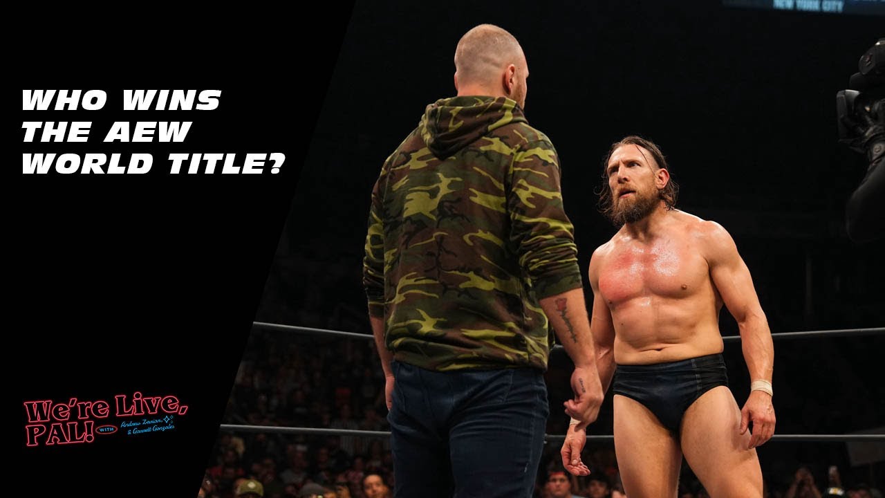 Who wins the AEW World Title at Grand Slam? | We're Live, Pal