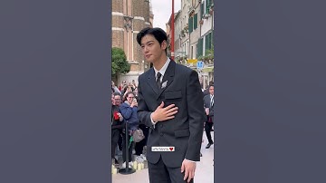 Cha Eunwoo at the Chaumet event in Venice, Italy ❤️ #chaeunwoo #eunwoo #leedongmin #차은우 #이동민