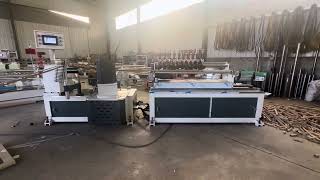 Automatic multi-knife online cutting CNC paper tube making machine