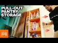 How to make a pull out pantry  i like to make stuff