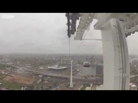 London's new cable car tested ahead of summer opening