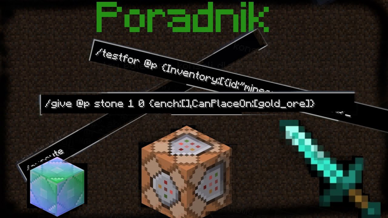Jaka Jest Komenda Na Piorun W Minecraft Komendy w Minecraft PORADNIK - YouTube