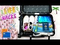 9 Travel Life Hacks + How to Pack for Vacation!!