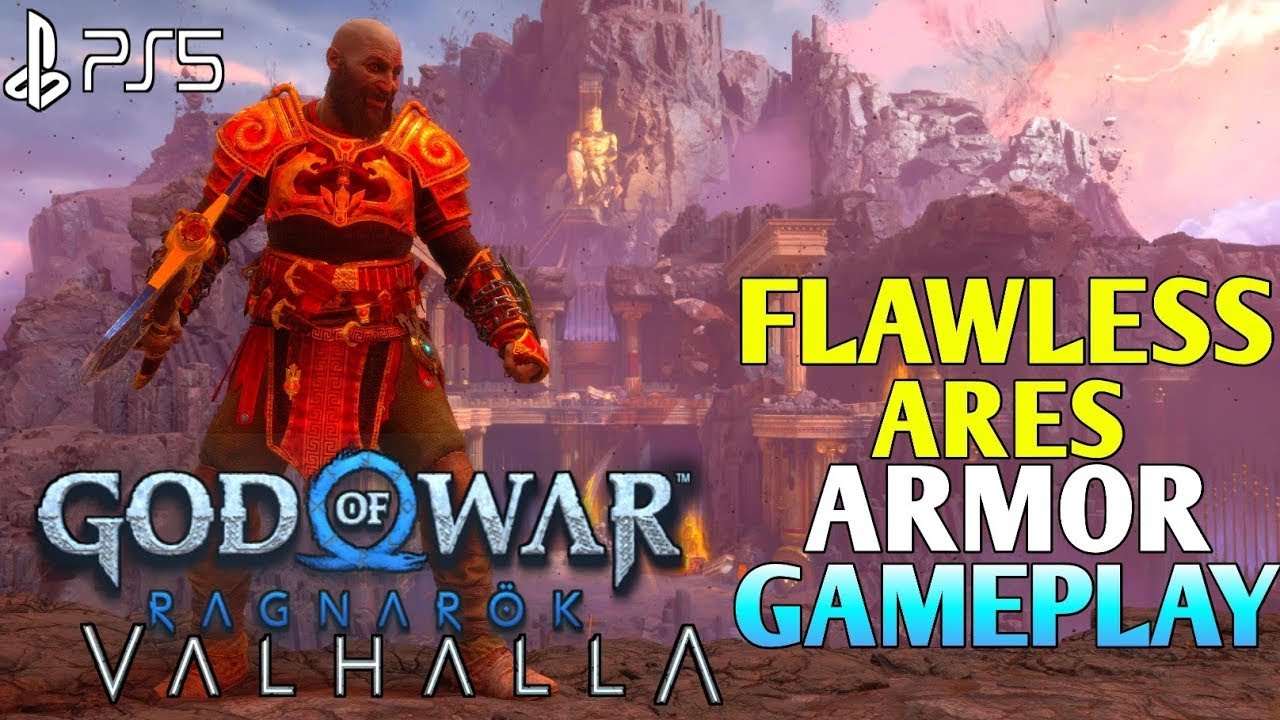 God of War Ragnarok Valhalla Flawless Ares Armor Gameplay | God of War ...